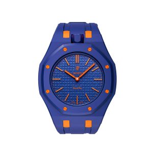 Bracelet Silicone — Bleu Orange