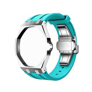 Bracelet Bleu Tiffany — Cadran Argent · 3H