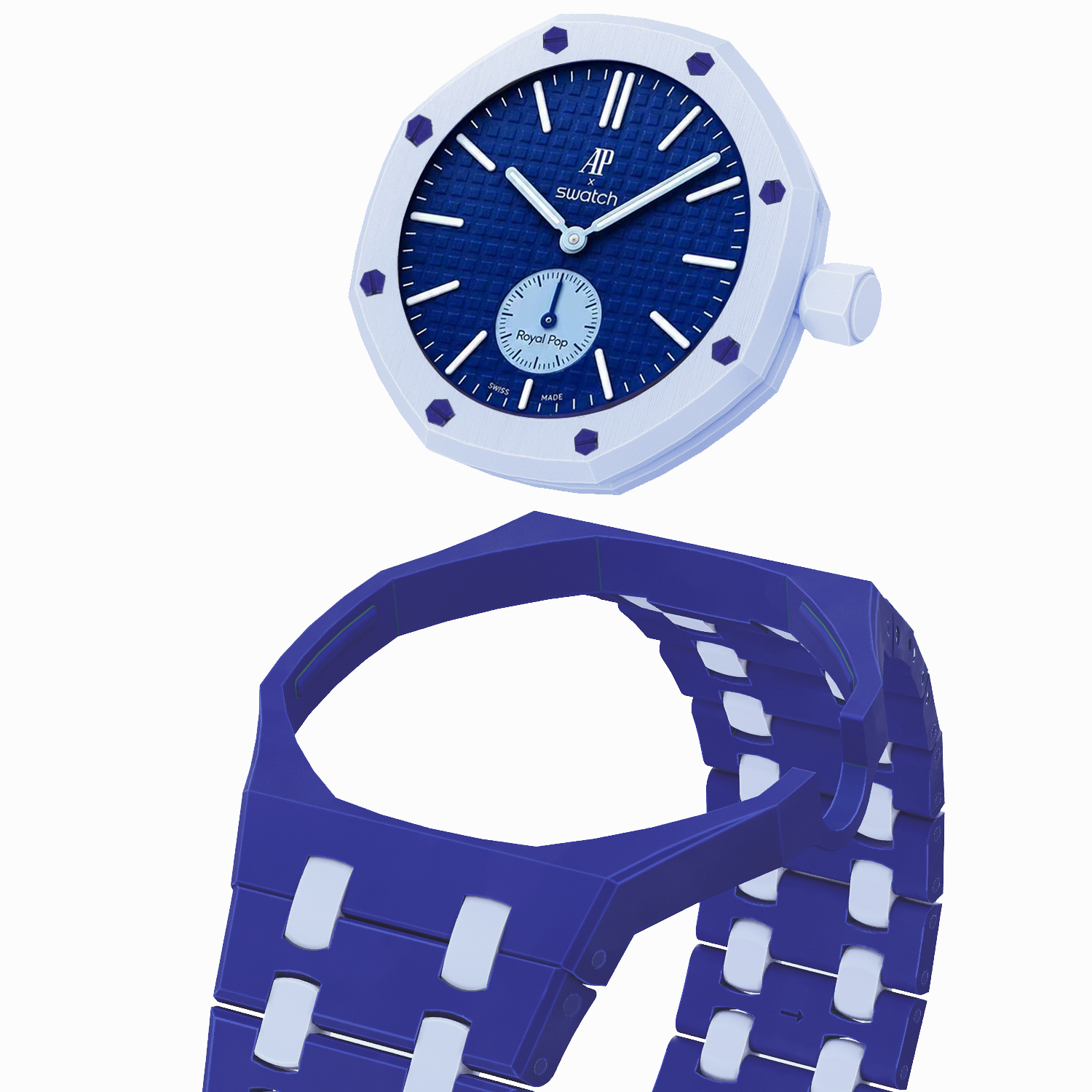 Bracelet Céramique — Bleu Multicolore – Image 3